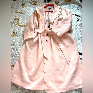Draper James Eloquii pink coat